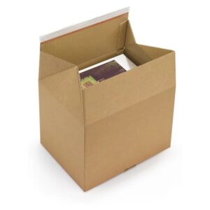 Single Wall Crash-Lock Boxes with Adhesive Closure