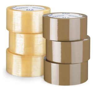 RAJA Mini Pack Polypropylene Packaging Tapes, 28 Micron